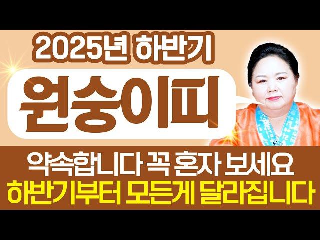 2025년 을사년 하반기 돈복터지는 원숭이띠운세올해 하반기 금전문이 활짝 열리고 미친듯이 돈이 쏟아져 내립니다! 56년생 68년생 80년생 92년생 04년생 원숭이띠 운세!