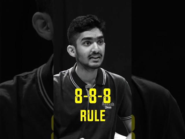 NEET Topper's 8-Hour Rule Strategy #neettopper #aakash #toppertalk