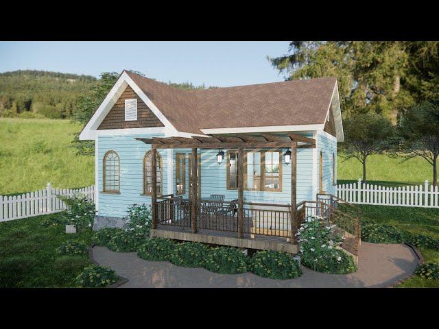 Charming 2-Bedroom Vintage Small House Tour | Cozy & Timeless Design Ideas