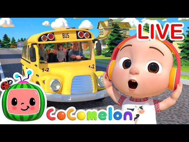  CoComelon Kids LIVE! | Nursery Rhymes & Kids Songs, Wheels on the Bus, Bath Song & Old Macdonald