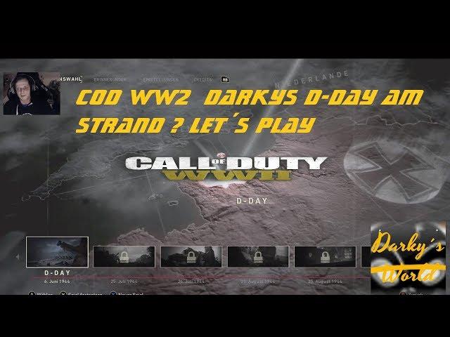 Call of Duty World War 2   COD WW2 Darkys  D Day Strand#Letz Play#