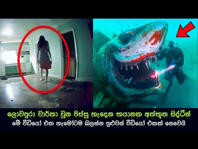 කැමරාවට හසුවූ අත්භූත සිද්ධීන්  Episode 109 , Paranormal Activity ,kazzai ,holman / ghosts explained