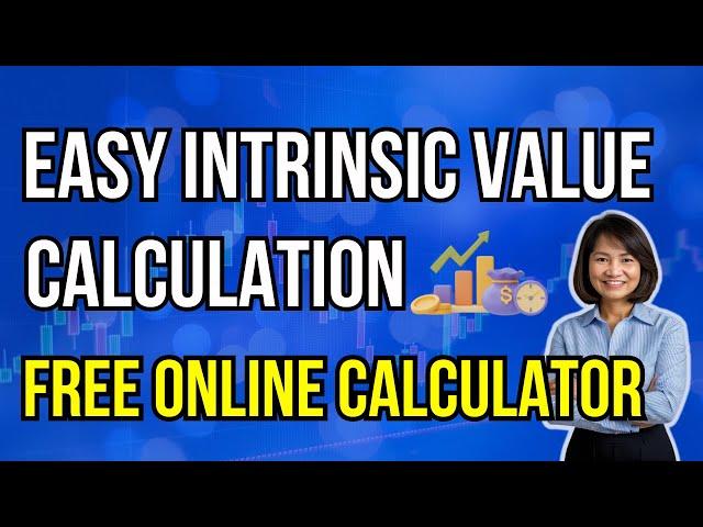 Easy Way to Calculate INTRINSIC VALUE of STOCK / Stock Market Investing for Beginners