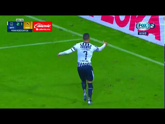 Gol de R. Funes Mori | Monterrey 3 - 1 América | LIGA Bancomer MX - Clausura 2019 - Jornada 4