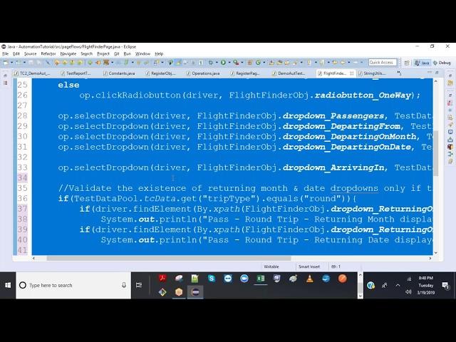 Selenium WebDriver | ToolsQA Web Site | Practice with Existing Automation Framework