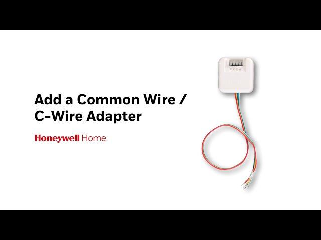 Add a C Wire Adapter