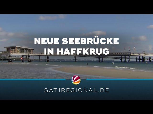 Neue Seebrücke in Haffkrug wird eröffnet