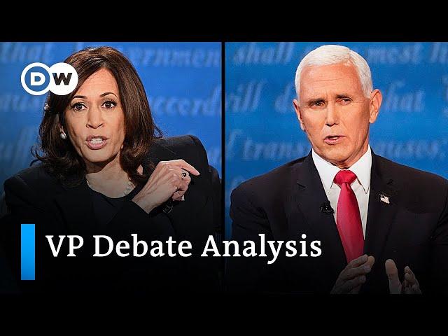 Key takeaways from the Vice Presidential debate -  2020 VP debate analysis | DW News