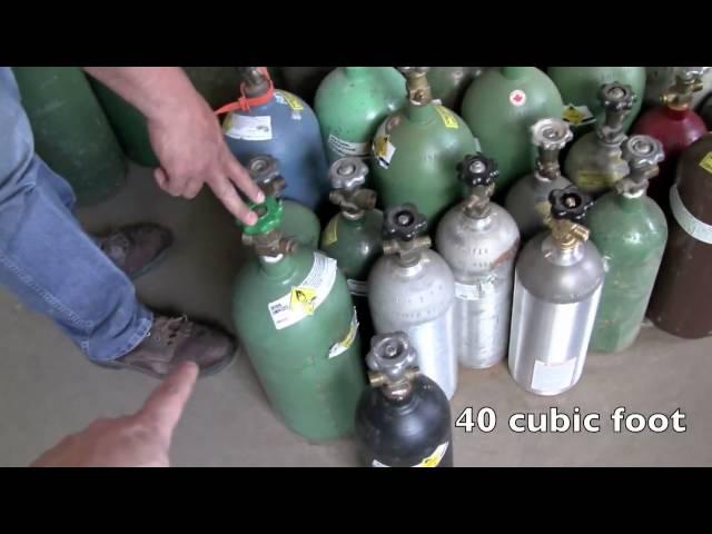 how to buy used welding gas bottles oxygen acetylene argon tank Austin Texas