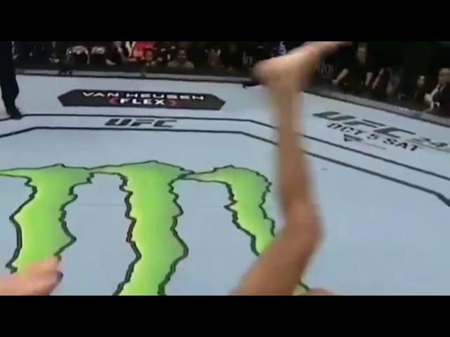 Ufc fighter makes Breakdance