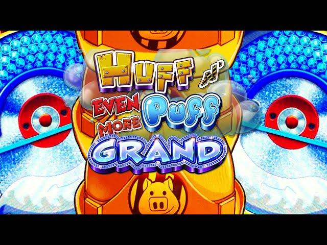 LET’S TRY IT AGAIN! I WANT THE DIAMOND BUZZSAW  HUFF N’ EVEN MORE PUFF GRAND Slot Machine (L&W)
