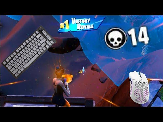 GMMK PRO ASMR Chill high kill solos Satisfying Keyboard Fortnite 240 FPS Smooth 4K