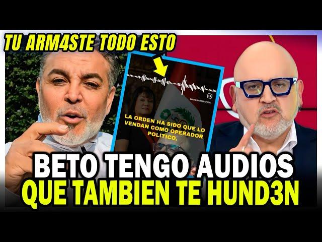 ANDRES HURTADO reaparece y muestra AUDIOS que acusan a BETO ORTIZ de obligar a REPORTERO de COMPLOT