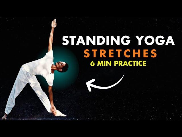 6 min Standing Morning Yoga Stretch | Morning Stretch Standing #morning #streching