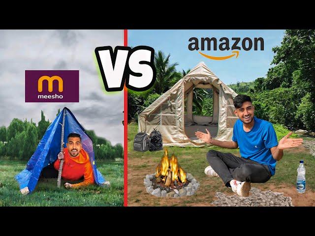 Amazon vs meesho jungle survival challenge