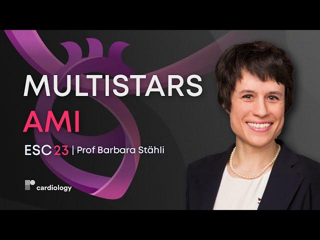 ESC 23: MULTISTARS AMI: Immediate Vs Staged PCI in STEMI and MVD