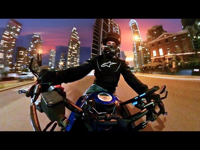 Sunset Ride Across London On My Yamaha MT-125 - Is This The Best Geared 125cc For Beginners?