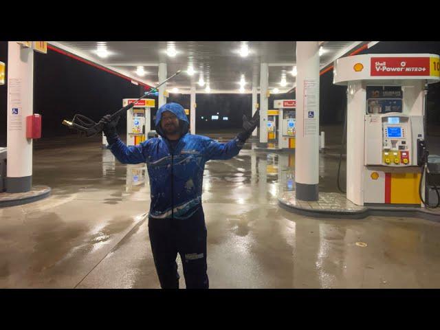 How To Pressure Washed A Gas Station @littlespressurewashing