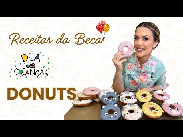 Como Fazer Donuts Fofinhos em Formato de Animais  | Receita Divertida para Fazer com as Crianças!