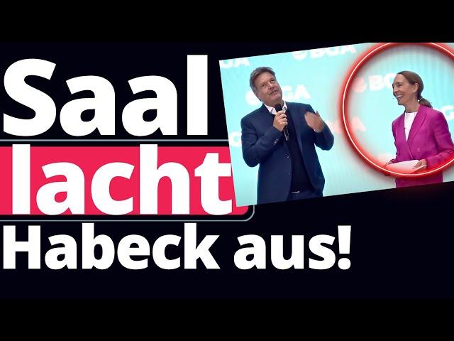 Habeck erlebt Desaster auf Bühne!