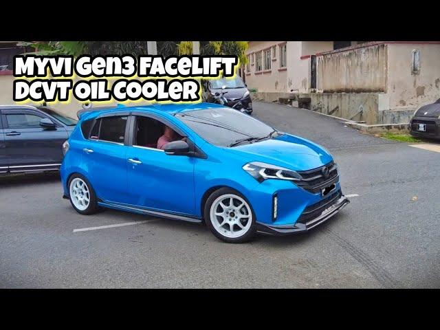 Myvi Gen3 Facelift DCVT pasang External ATF Oil Cooler