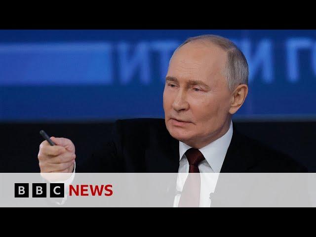 Putin challenged on his 25-year rule of Russia | BBC News