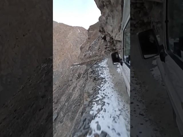 driving on the edge of the mountains | Shimshal Valley Road | Hunza Valley| Cartoon shorts TikTok