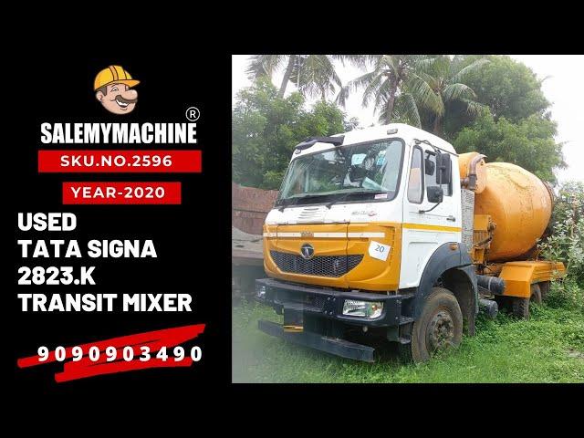 USED TRANSIT MIXER FOR SALE l  USED TATA SIGNA 2823K TRANSIT MIXER FOR SALE l SALEMYMACHINE