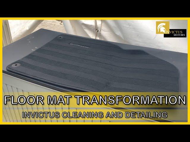 TRANSFORM YOUR FLOOR MATS IN UNDER 5 MINUTES