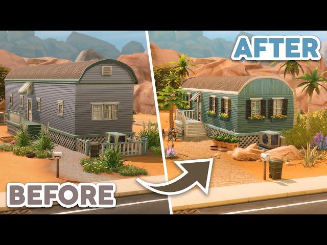 Johnny Zest Trailer Renovation // The Sims 4 Speed Build: Base Game Renovation