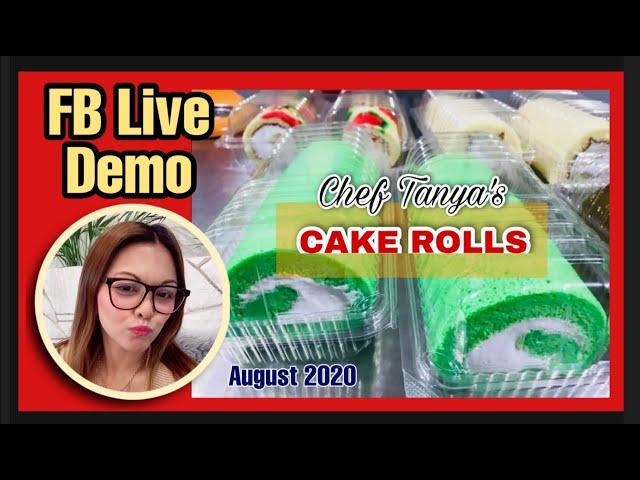 (Chef Tanya's FB Live Sessions) - Cake Rolls