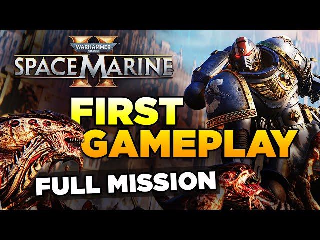 SPACE MARINE 2 - HIVE CITY XENOS INVASION  - FIRST GAMEPLAY 4K | Warhammer 40,000