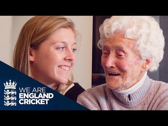 105-Year-Old Cricketer Eileen Ash Does Yoga With England Captain Heather Knight