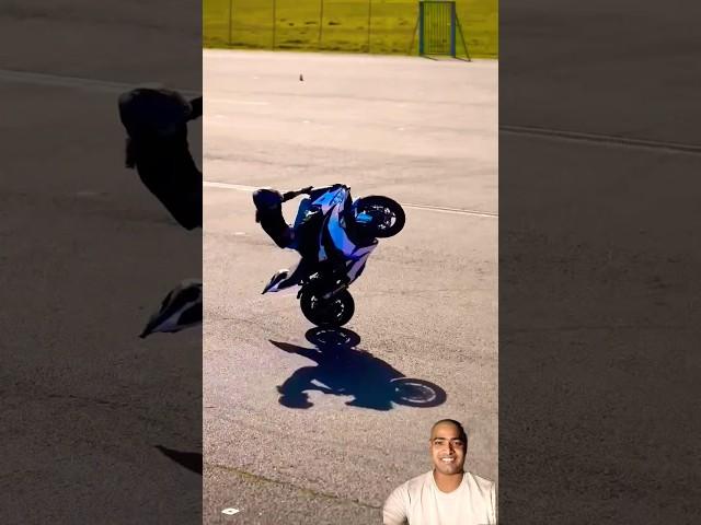 First Test New full stunt 636 2024 #kawasaki #moto #stunt #motorcycle #zx6r #short viral video