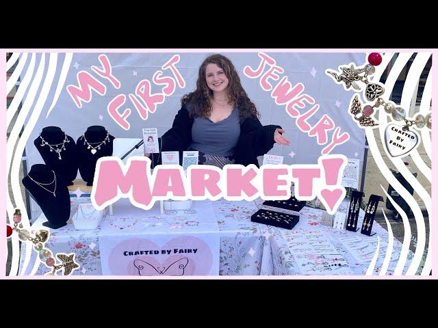 Beaded Jewelry Vlog  Making Necklaces for my First Market Booth!  Small Business behind-the-scenes