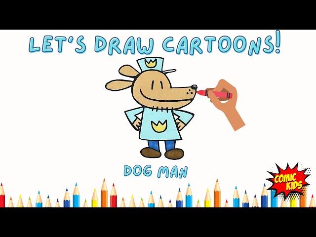 How To Draw Dog Man | Drawing Tutorial for Kids