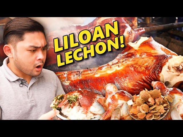 Insane 7AM CEBU LECHON for BREAKFAST! Balbacua, Lechon Manok & Seafood! LILOAN Food Tour!