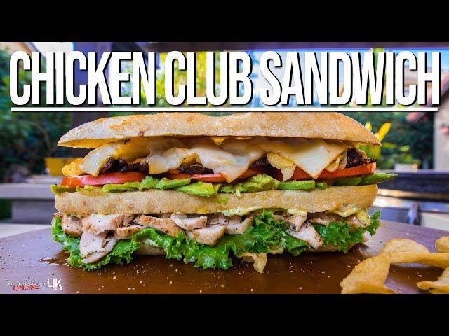 The Best Chicken Club Sandwich | SAM THE COOKING GUY 4K