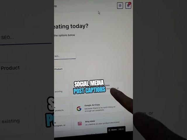 Easily create social media post captions with AI #shorts