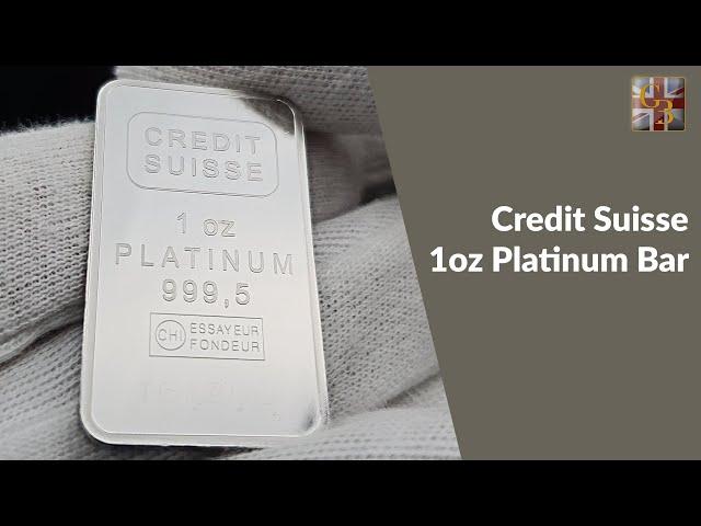 Credit Suisse 1oz Platinum Bar