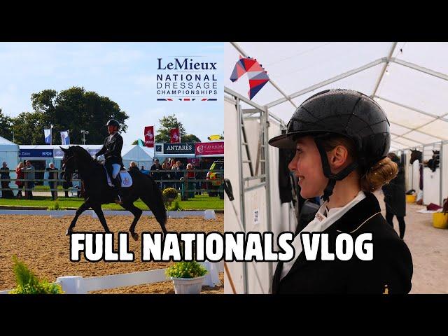 COMPETING AT THE LEMIEUX NATIONALS 2024 | Dressage Vlog