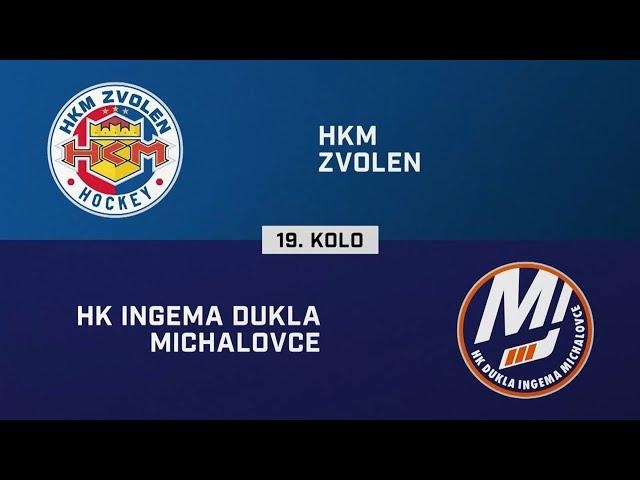 19. kolo: HKM Zvolen – HK Dukla Ingema Michalovce 2:4 (HIGHLIGHTY)