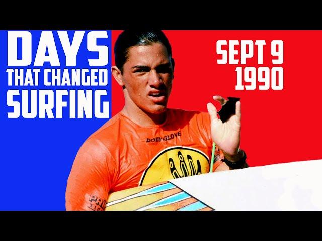 THE DAY KELLY SLATER CHANGED SURFING - 1990 BUD TOUR TRESTLES STORIES