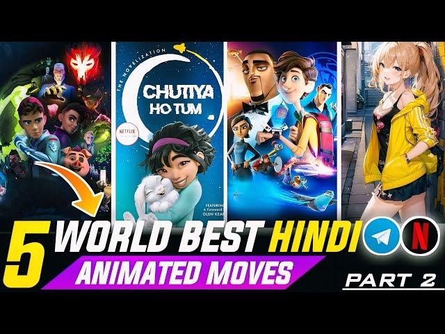 Top 5 Best ANIMETED movies on NETFLIX in Hindi dubbed | NEW Animated movies in hindi dubbed full #2