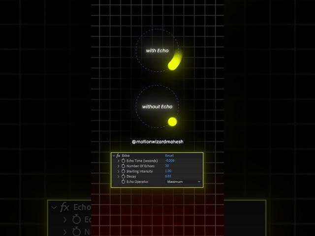 Echo Effect in After Effects it's  great tool for animation no plugin #tutorial #aftereffects #tips