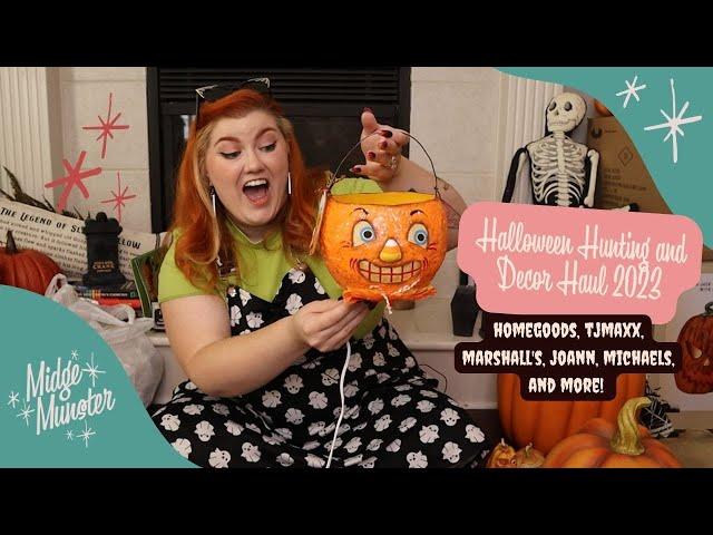 Halloween Hunting and Decor Haul 2023! | HomeGoods, TJMaxx, Marshalls, Michael's, Joann, and more!