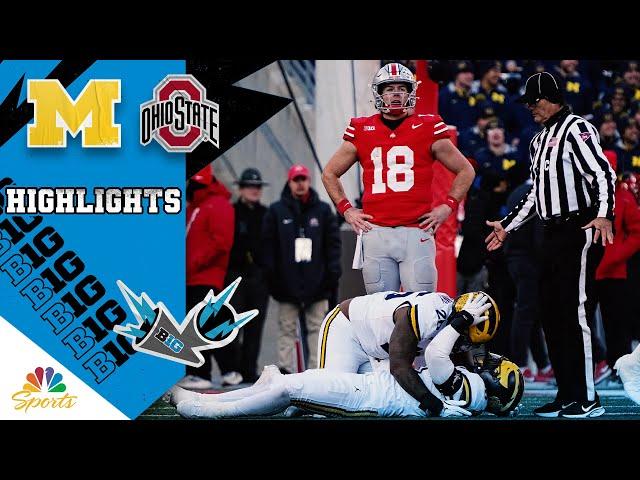 Michigan Wolverines vs. Ohio State Buckeyes | COLLEGE FOOTBALL HIGHLIGHTS | 11/30/2024 | NBC Sports