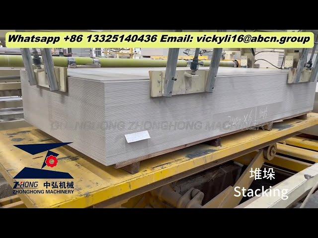 Automatic fiber cement board machine calcium silicate board production line