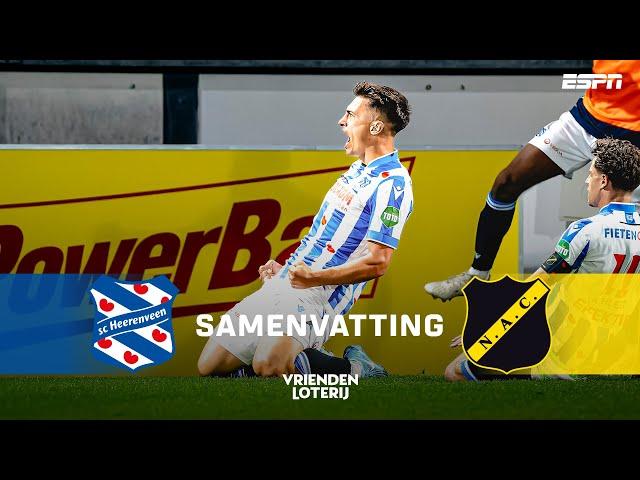  SC HEERENVEEN is op STOOM in de TWEEDE HELFT!  | Samenvatting sc Heerenveen - NAC Breda