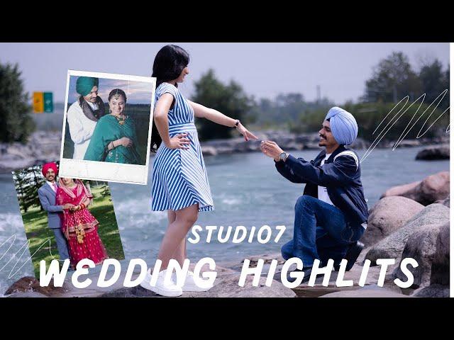 Wedding story Surinder & Charankawal , Wedding Highlights , Punjabi Wedding Highlights , Studio7